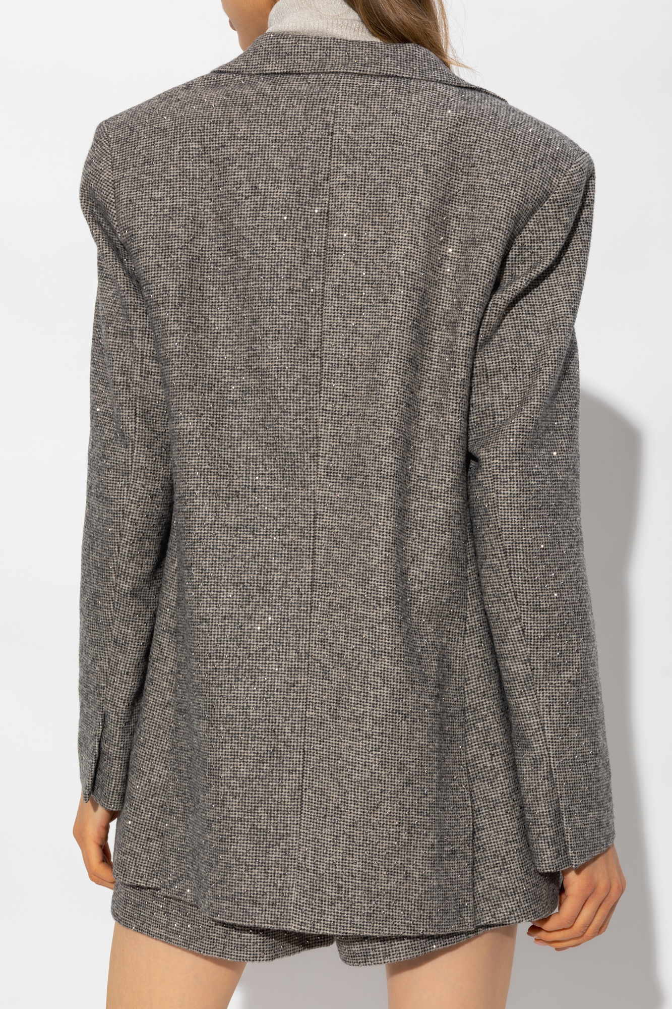 ファッション雑貨・小物その他 Fabiana Filippi Scarves Hats & Gloves Fabiana Filippi sequin-embellished crew-neck T-shirt | White